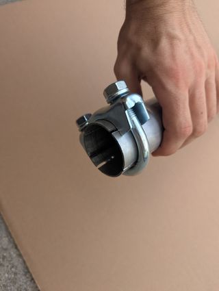 Tubo prolunga marmitta scarico 45mm trattore 50cm