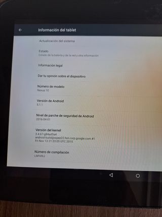 SAMSUNG NEXUS10 Tablet