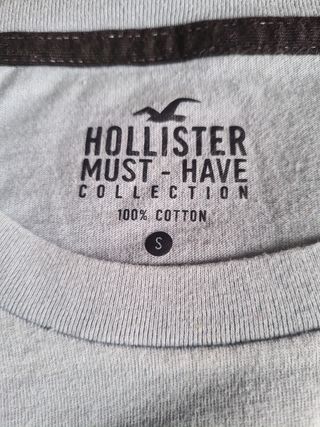 Camiseta Hollister S - Azul
