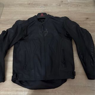 Chaqueta y pantalon a huego moto cuero Armure Hamo
