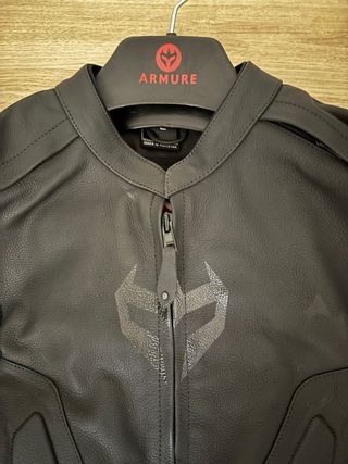 Chaqueta y pantalon a huego moto cuero Armure Hamo