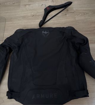 Chaqueta y pantalon a huego moto cuero Armure Hamo