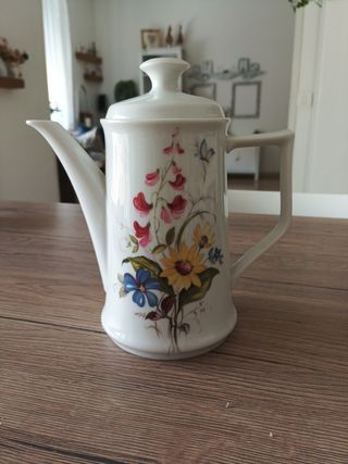 Caffettiera vintage porcellana