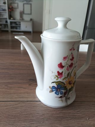 Caffettiera vintage porcellana