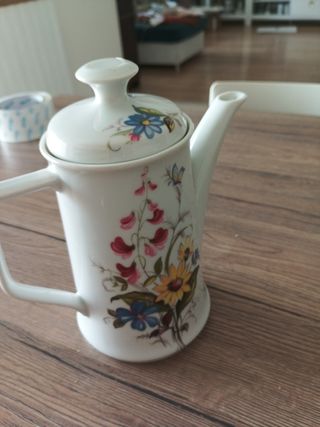 Caffettiera vintage porcellana