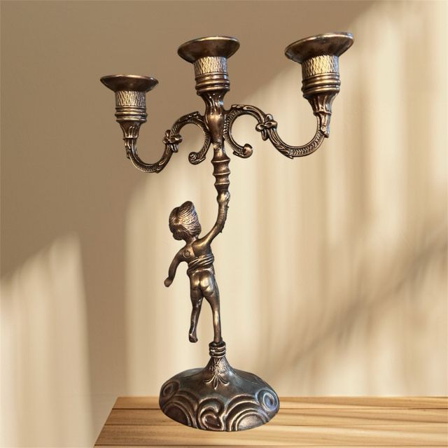 Candelabro 3 bracci stile antico