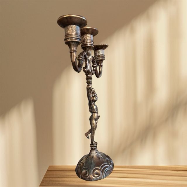Candelabro 3 bracci stile antico