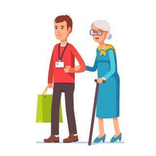 Cuidador o cuidadora de personas mayores