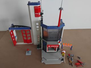 Playmobil desguace estación bomberos