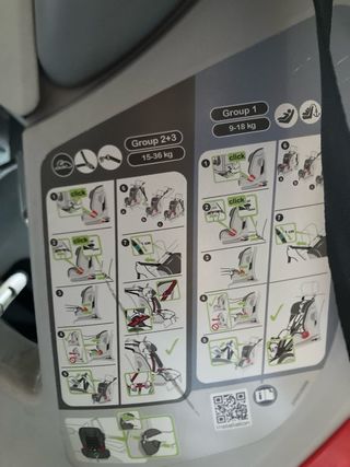 Sillas coche Grupo 1-2-3 con y sin Isofix
