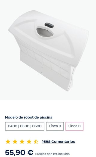 Filtros limpiafondos 