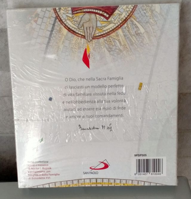 Icona Sacra Famiglia mosaico Rupnik