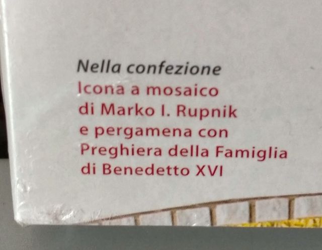 Icona Sacra Famiglia mosaico Rupnik