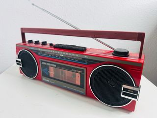 Radio Cassette Luxor 9611 Rojo Vintage