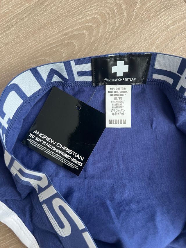 Slip Andrew Christian azul