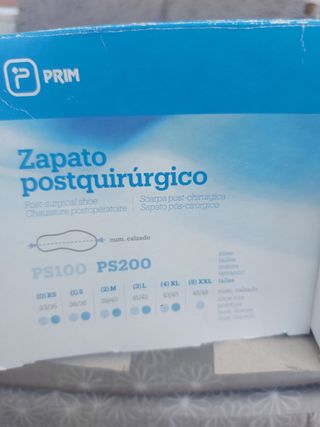 Zapatos postquirúrgicos