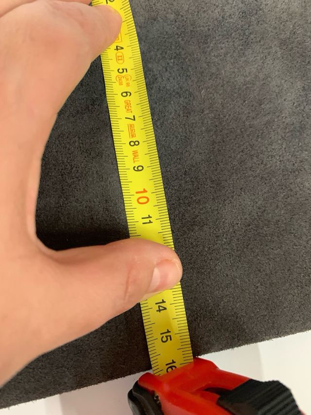 Bolso mujer gris ante/piel