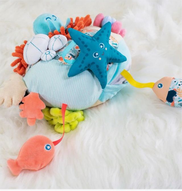 Peluche sensorial bebé océano