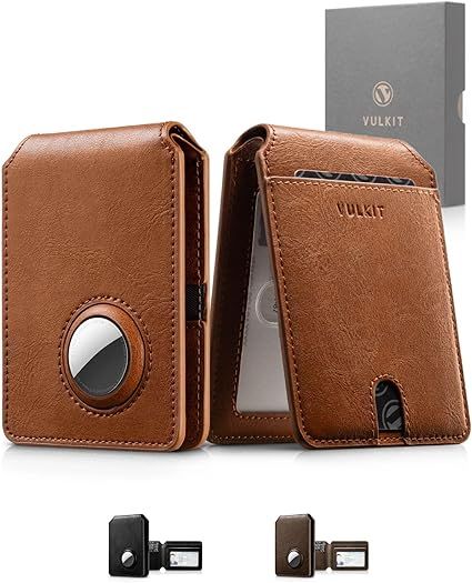 Cartera VULKIT Piel Marrón - 6+ Tarjetas