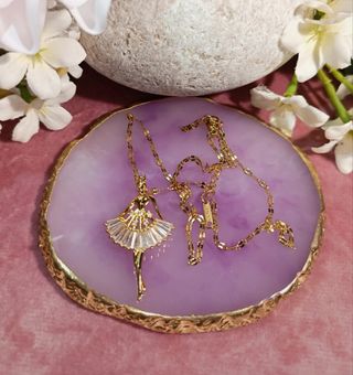 Collar bailarina oro 18K