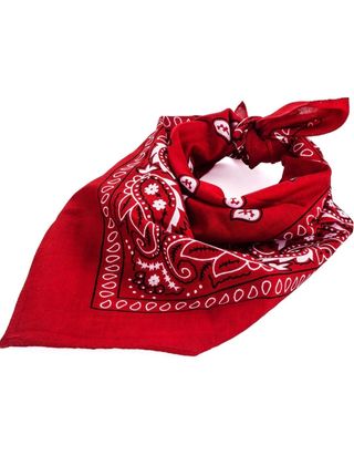 Bandanas algodón: una roja y una azul oscuro