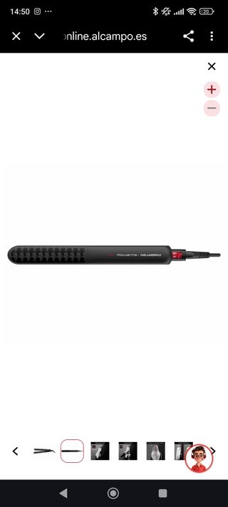 Plancha de pelo Rowenta x Karl Lagerfeld