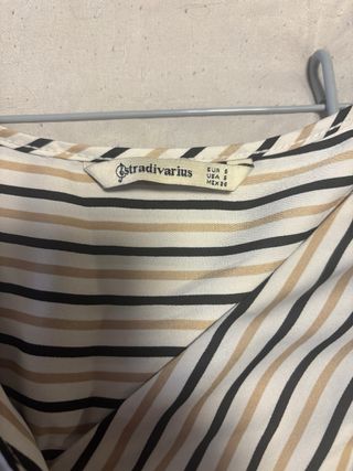 Blusa rayas Stradivarius S