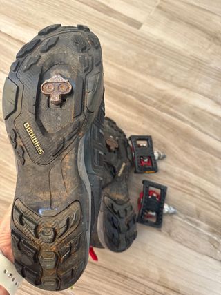Zapatillas Shimano ciclismo montaña
mas cala pies