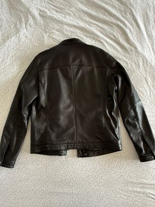 Chaqueta Mango cuero negra - Talla L