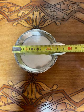 Cendrier Argento Sterling Walker & Hall, 1893