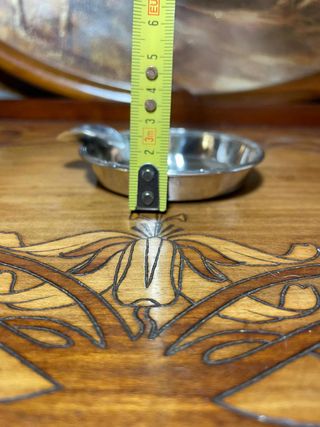 Cendrier Argento Sterling Walker & Hall, 1893