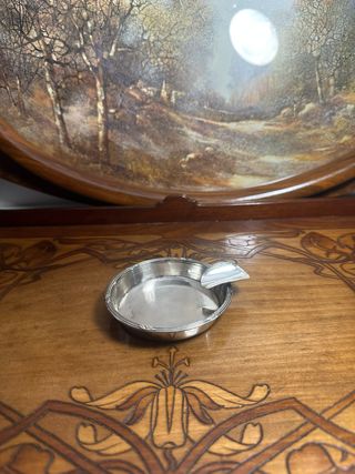 Cendrier Argento Sterling Walker & Hall, 1893