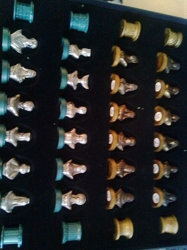 Scacchi classici in terracotta