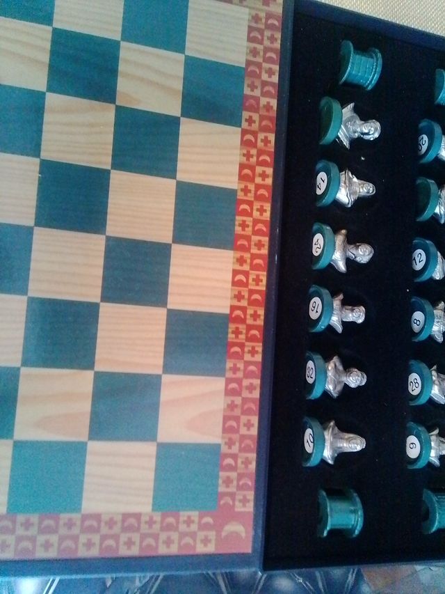 Scacchi classici in terracotta