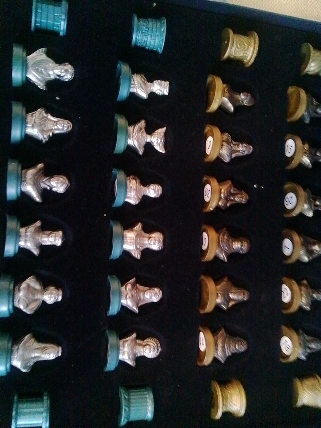 Scacchi classici in terracotta