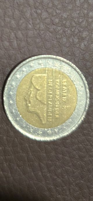 Moneda de Paises Bajos, Holanda 2 Euros del 2001