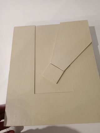 Portafoto in juta beige