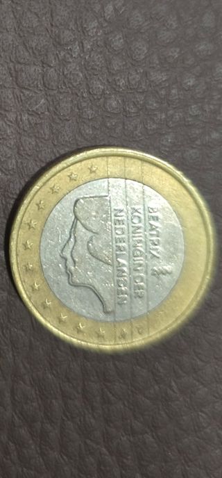 Moneda de Paises Bajos, Holanda de 1 Euro del 2000
