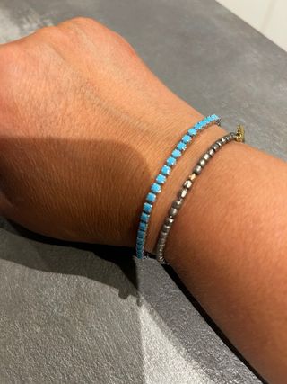 Bracciale Turchese Argento ipoallergenico 