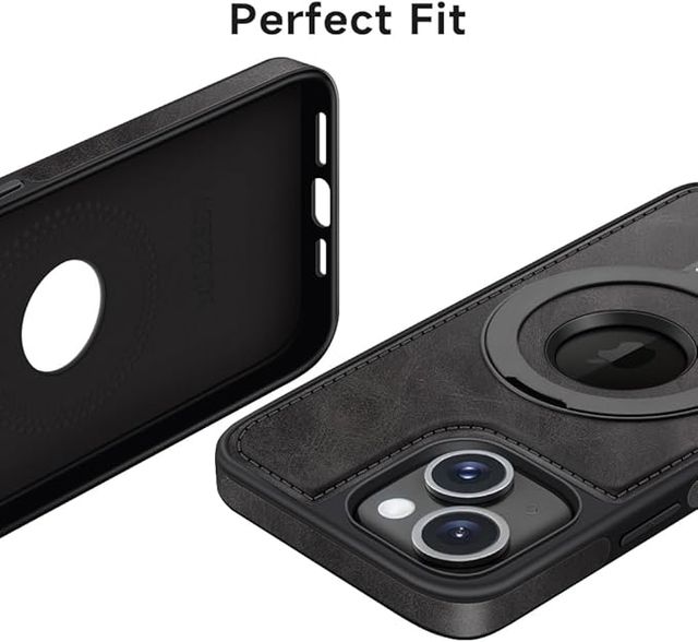 Funda iPhone 15 plus MOBESV con Soporte