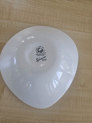 Set 6 piatti ceramica vetrificato