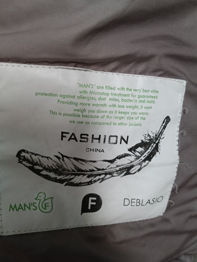 Cazadora plumas Deblasio