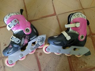 Patines Oxelo niña - 4 ruedas