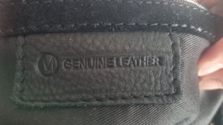 Bolso de serraje con asas de  piel
