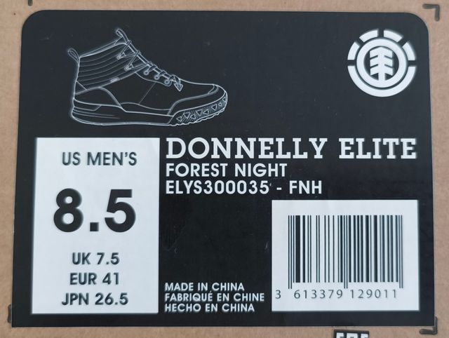 Botas Element Donnelly Elite 41