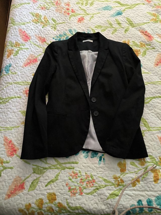 Chaqueta negra vestir