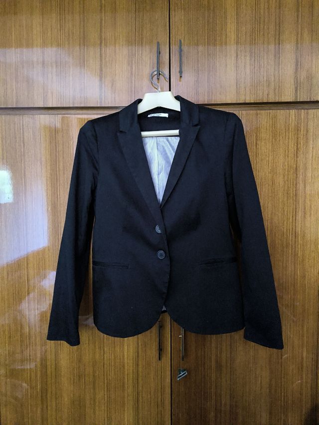 Chaqueta negra vestir