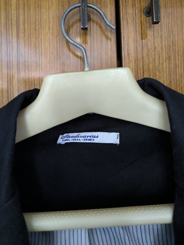 Chaqueta negra vestir