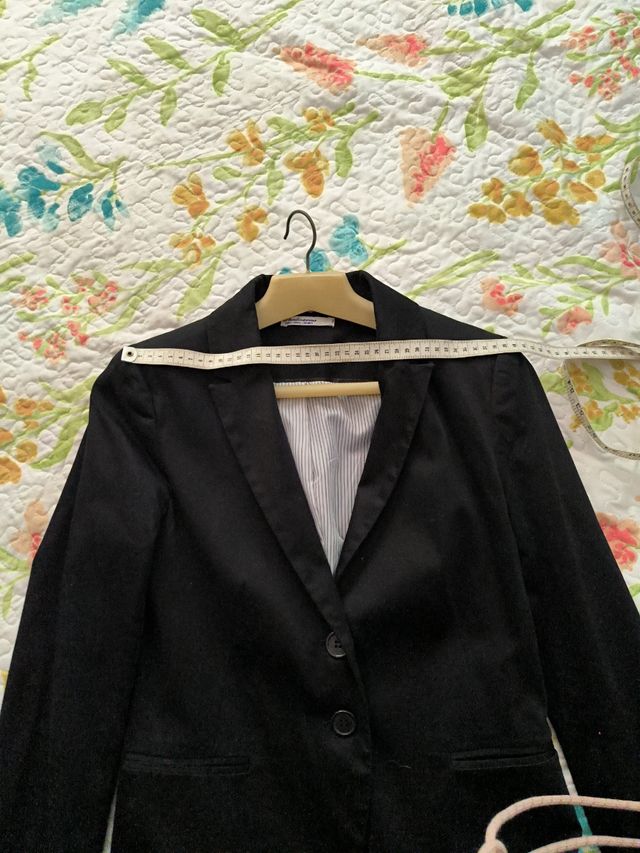 Chaqueta negra vestir