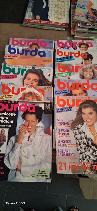 Burda diversi anni completi di cartamodello